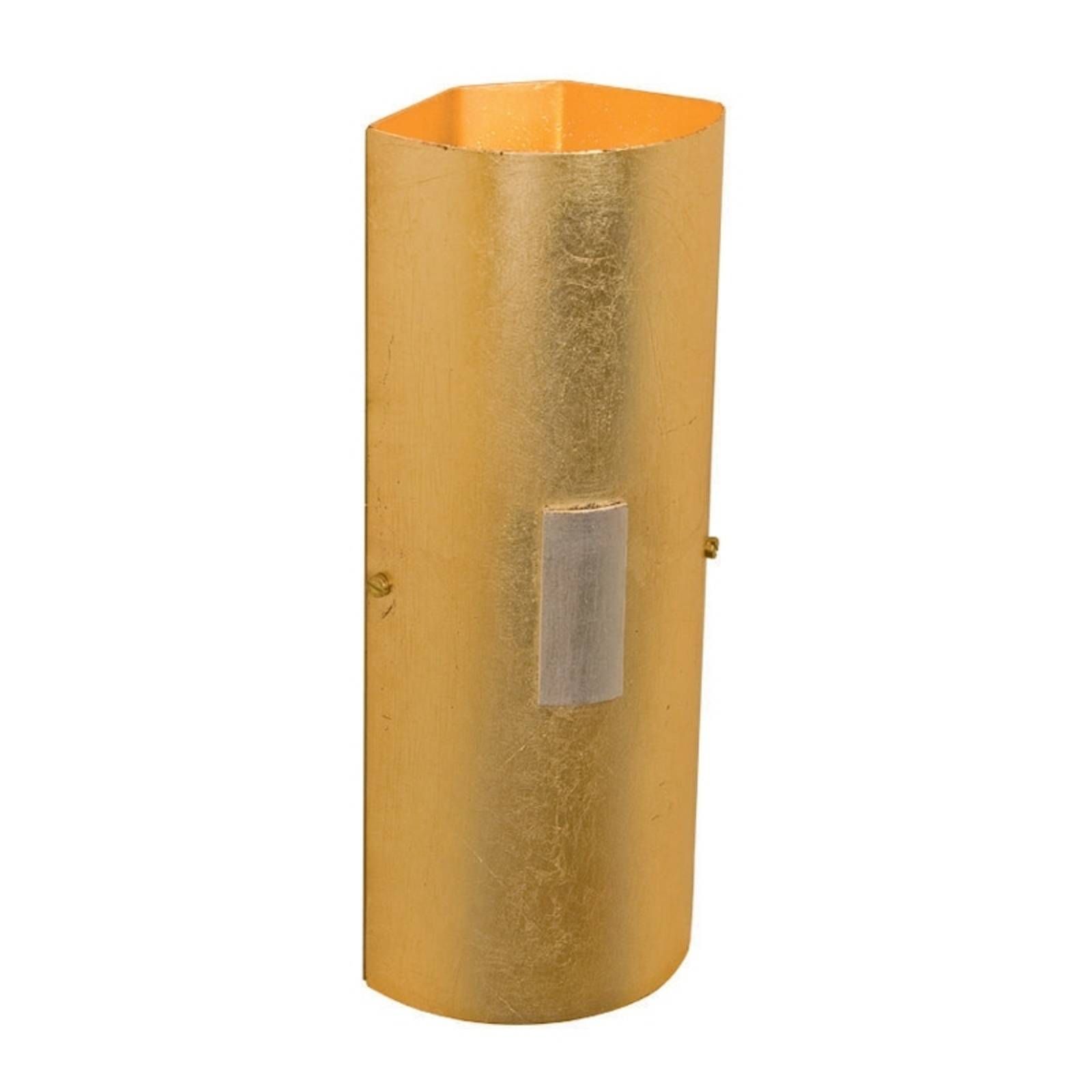 Menzel Solo nástenné svetlo zlaté rohová montáž, Obývacia izba / jedáleň, kov, GU10, 50W, L: 11 cm, K: 27cm