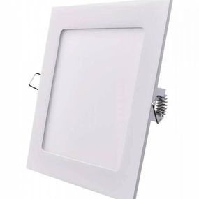 EMOS LED panel štvorcový vstavaný 12,5W, biely, 17x17cm, neutrálna biela ZD2132
