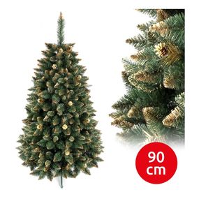 Vianočný stromček GOLD 90 cm borovica