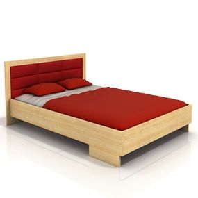 Manželská posteľ 160 cm Naturlig Stjernen High BC (borovica) (s roštom)