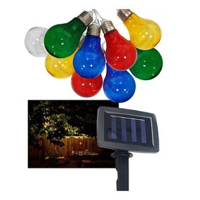 LED Solárna vonkajšia reťaz 10xLED/1,2V 2,2 m IP44 multicolor