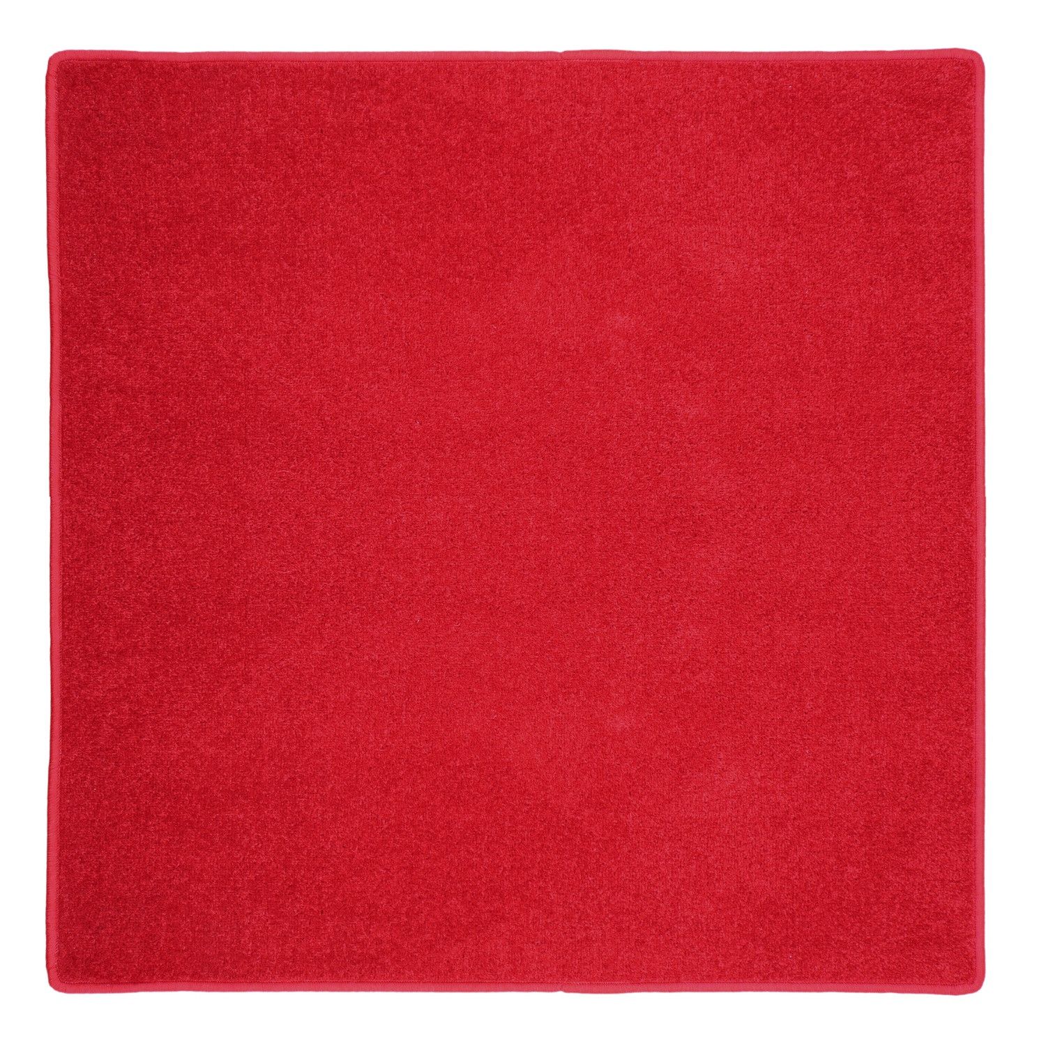 Vopi koberce Kusový koberec Eton červený 15 štvorec - 80x80 cm