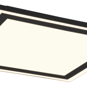 Stropné/nástenné LED osvetlenie Carus 43x43 cm, čierne