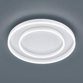 Helestra Sona stropné LED stmievateľné Ø60cm biele, Chodba, kov, 60W, K: 7.5cm