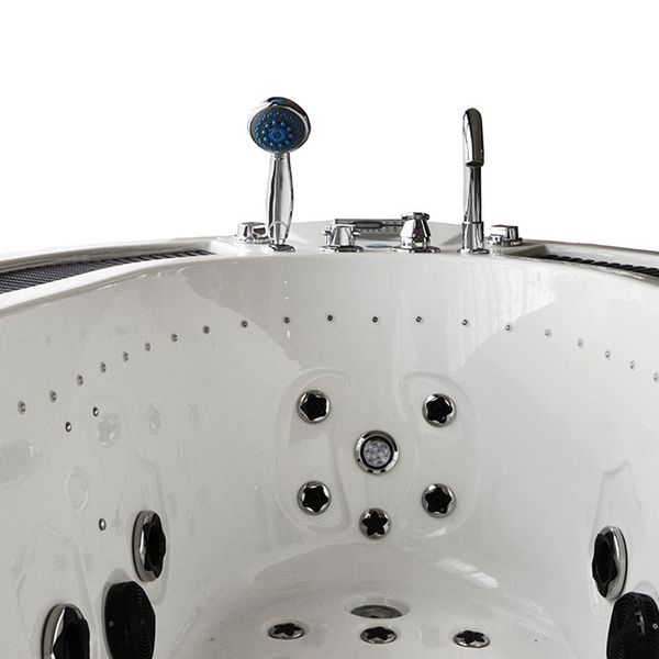 M-SPA - Kúpeľňová vaňa BEZ KRYTU s hydromasážou 208 x 135 x 67 cm