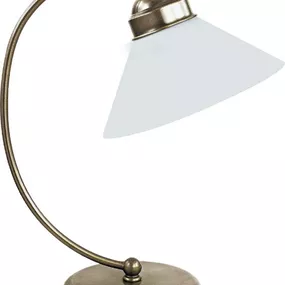 Stolová lampa Marian 2702 (bronzová + biela)