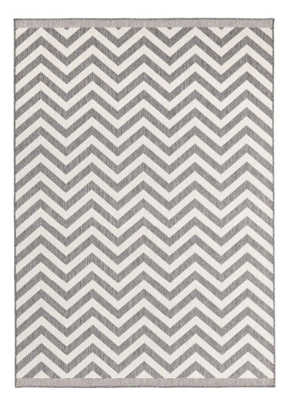 NORTHRUGS - Hanse Home koberce Kusový koberec Twin Supreme 103432 Palma grey creme – na von aj na doma - 200x290 cm