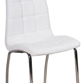 Jedálenská stolička H-104 (ekokoža biela)