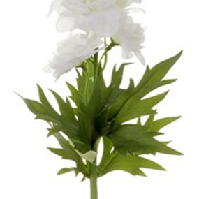 Umelá kvetina Ostrožka 70 cm, biela