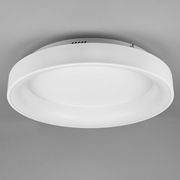 Trio 671290131 LED prisadené stropné svietidlo Girona 1x48W | SMD | 5600lm | 2700-6000K - stmievateľné, nastavenie teploty osvetlenie, pamäťová funkcia, nočný režim, diaľkové ovládanie matná biela