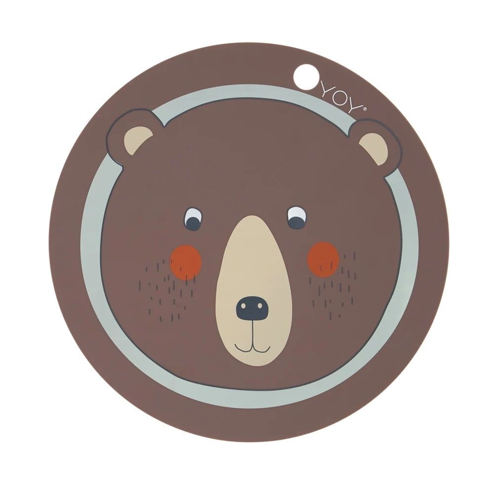 OYOY Silikónové prestieranie Bear