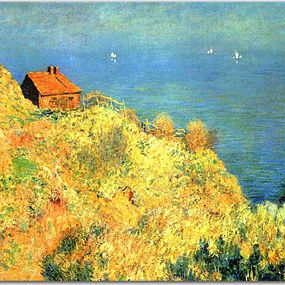 Obraz Claude Monet - Fisherman's House at Varengeville zs17738