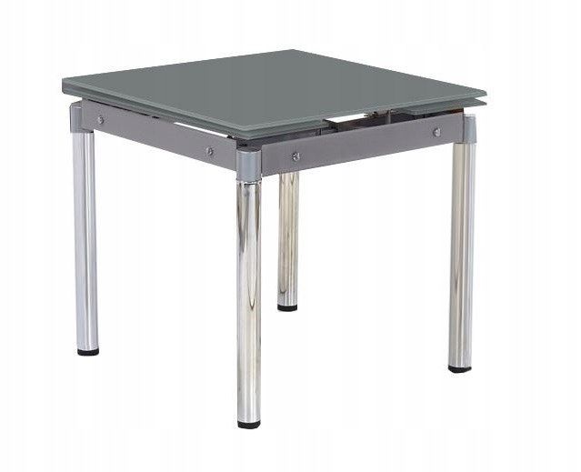 Halmar KENT stôl rozkladací šedý, pochrómovaná ocel