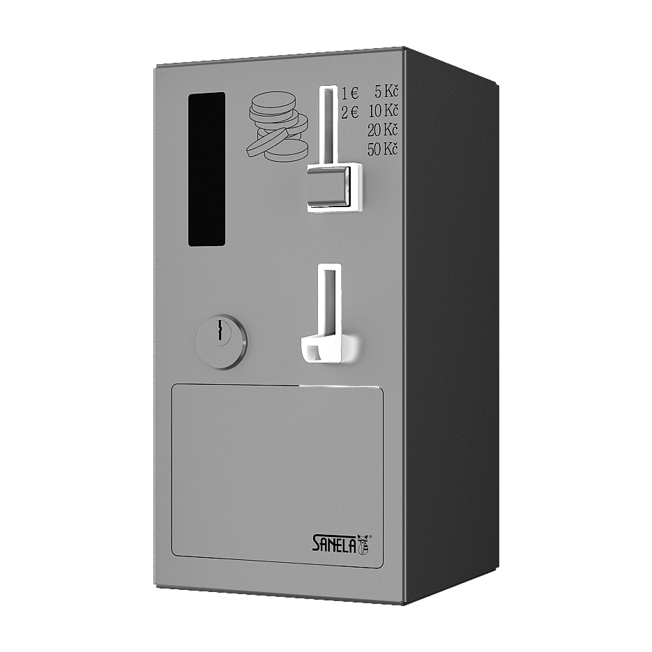 Sanela - Mincový automat dverného zámku vrátane GSM, 24 V DC