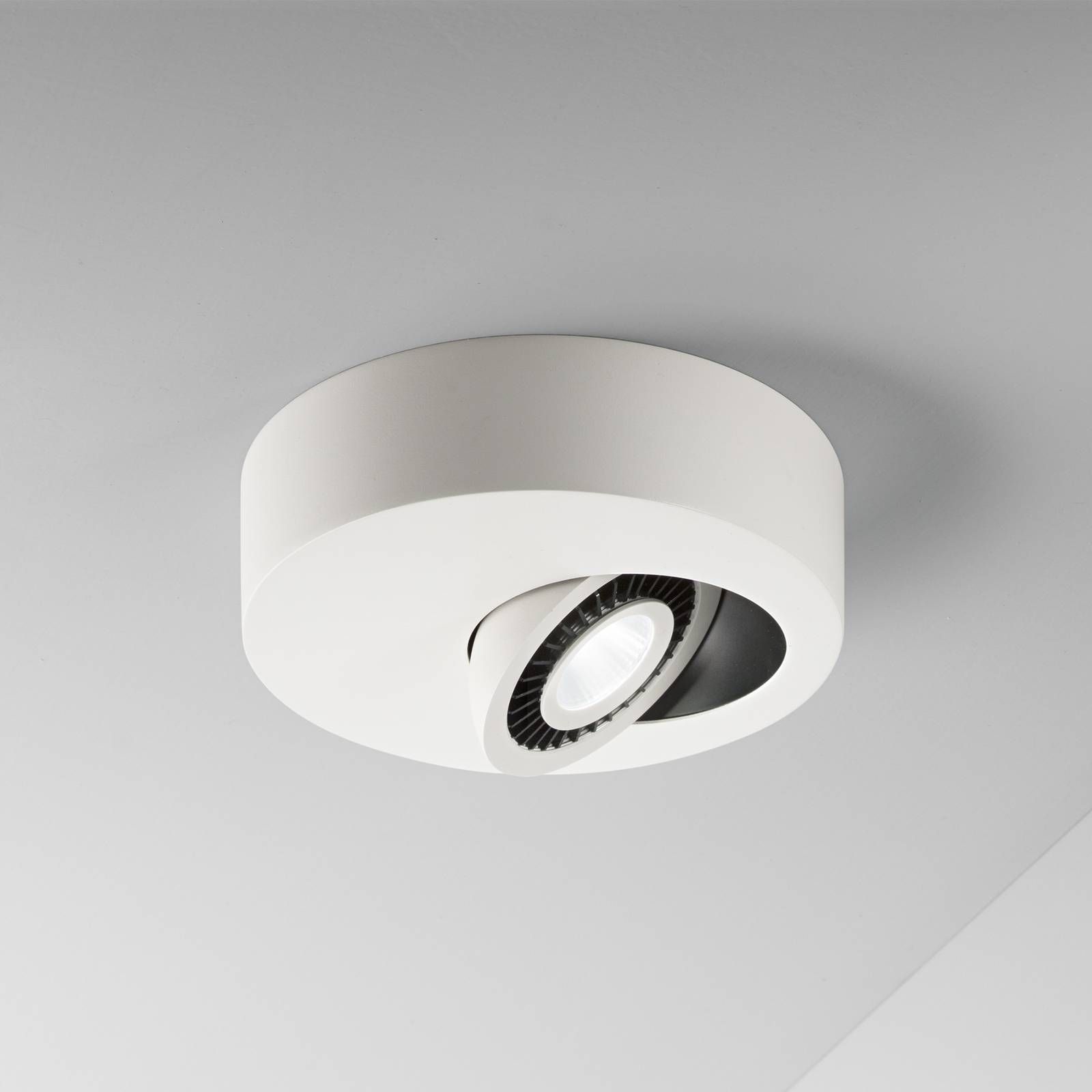 Egger Licht Geo stropné LED svetlo s svetlom, biela, Chodba, hliník, 5W, K: 4cm