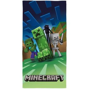 Halantex · Plážová osuška Minecraft - 100% bavlna - 70 x 140 cm