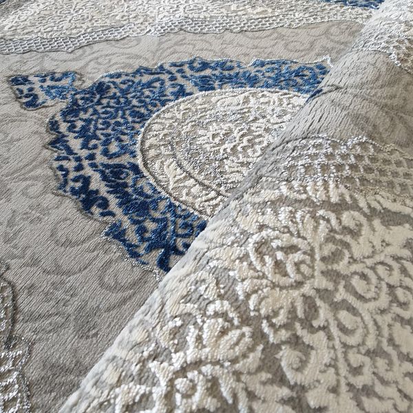DomTextilu Exkluzívny koberec modrej farby vo vintage štýle 54494-234085