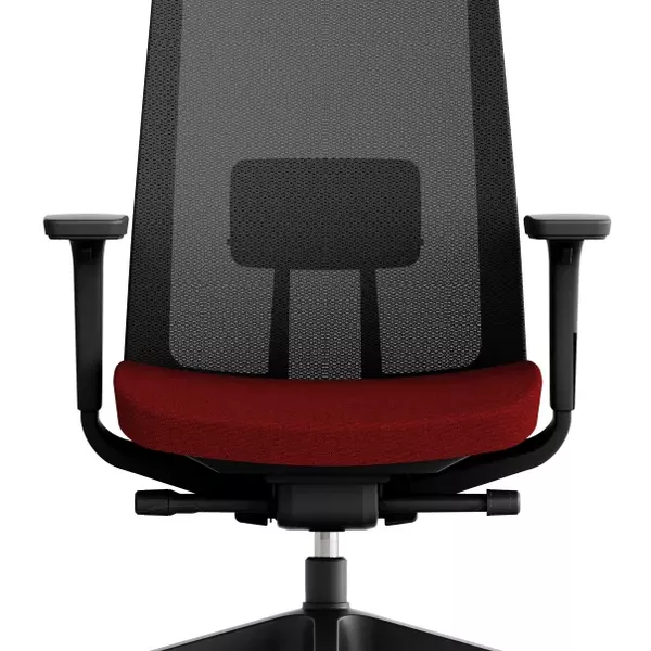 OFFICE PRO -  OFFICE PRO Kancelárska stolička K10 BLACK červená