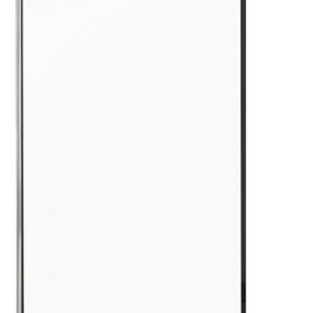 MEXEN/S - KIOTO Sprchová zástena WALK-IN 120x200 cm 8 mm, chróm, čierny profil 800-120-101-01-70