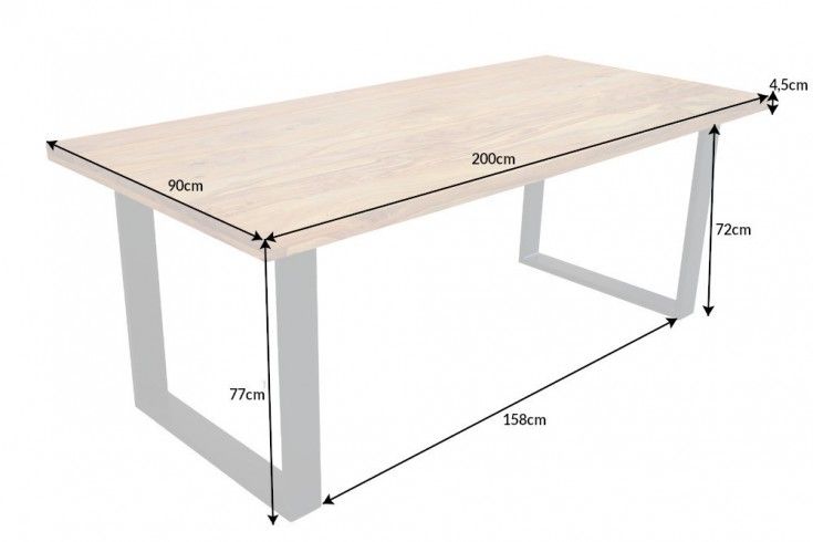 Jedálenský stôl THOR II Dekorhome 200x90x77 cm