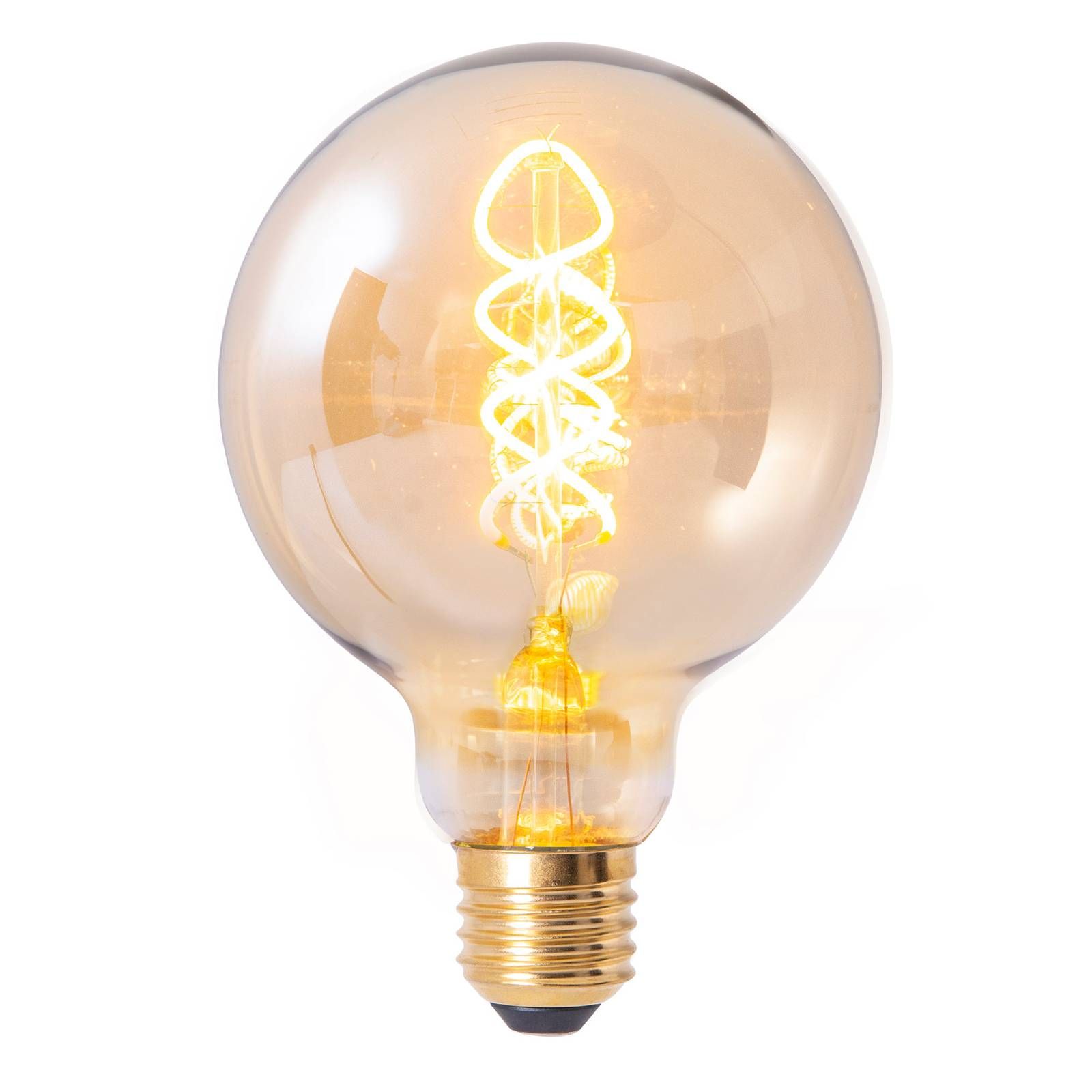 Näve LED Filament Globe E27 G95 4W 180lm 1800K 3 ks, kov, sklo, E27, 4W, Energialuokka: G, P: 13.8 cm