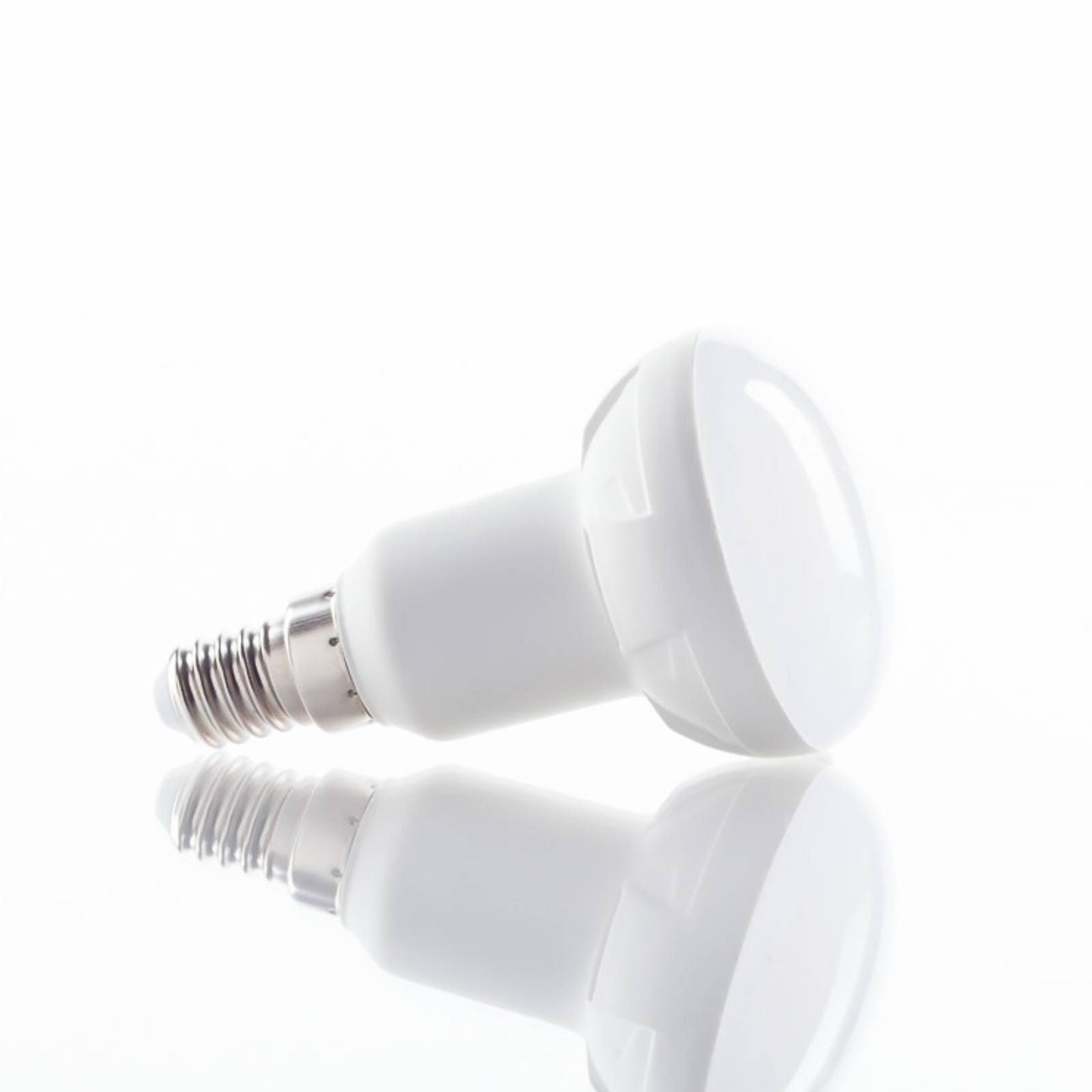 Lindby LED žiarovka R50 E14 4, 9W 830 120° sada 3 kusov, plast, E14, 4.9W, Energialuokka: F, P: 8.7 cm