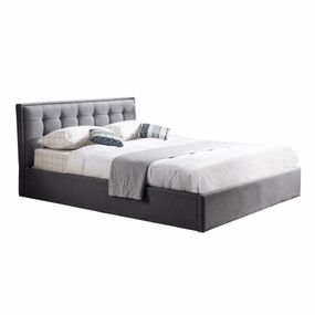 Manželská posteľ s roštom Elsie 160x200 cm - sivá