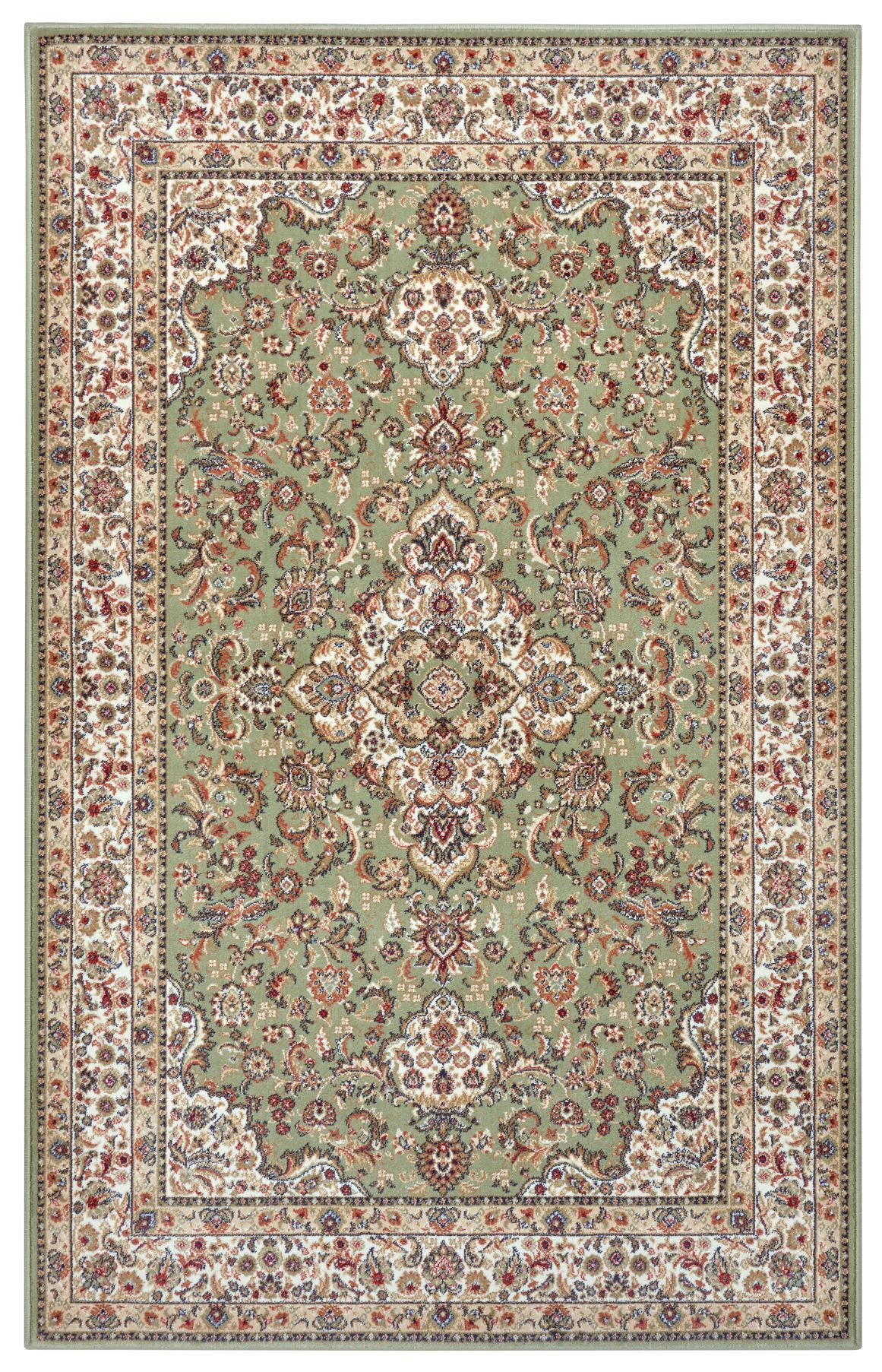 Nouristan - Hanse Home koberce Kusový koberec Herat 105277 Sage green Cream - 200x300 cm