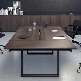 FREZZA - Rokovací stôl VELVET 200-280x120 cm - melamín