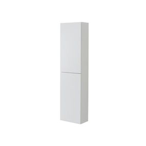 MEREO - Aira, kúpeľňová skrinka 157 cm vysoká, ľavé otváranie, biela CN714L