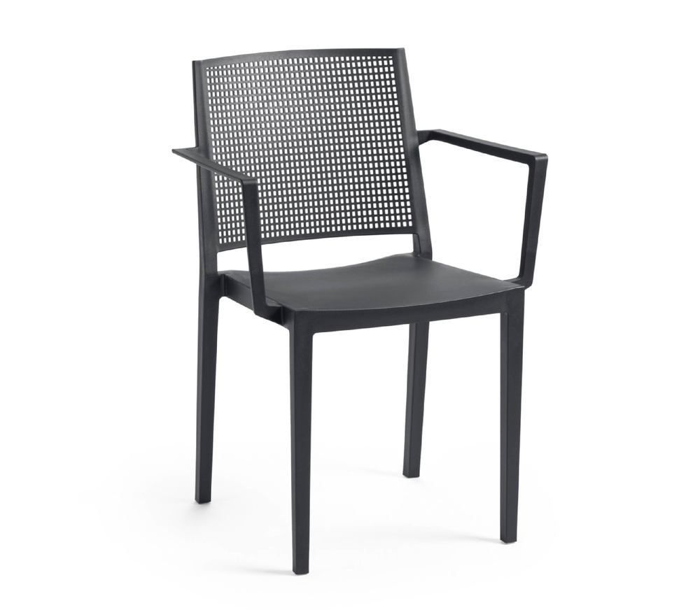 Jedálenská stolička GRID ARMCHAIR Rojaplast Antracit