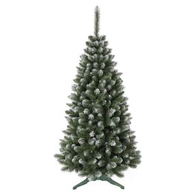 DomTextilu Jemne zasnežený umelý vianočný stromček smrek 180 cm 47442