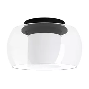 EGLO connect Briaglia-C stropné LED svietidlo, Chodba, oceľ, sklo, 24.8W, K: 25cm