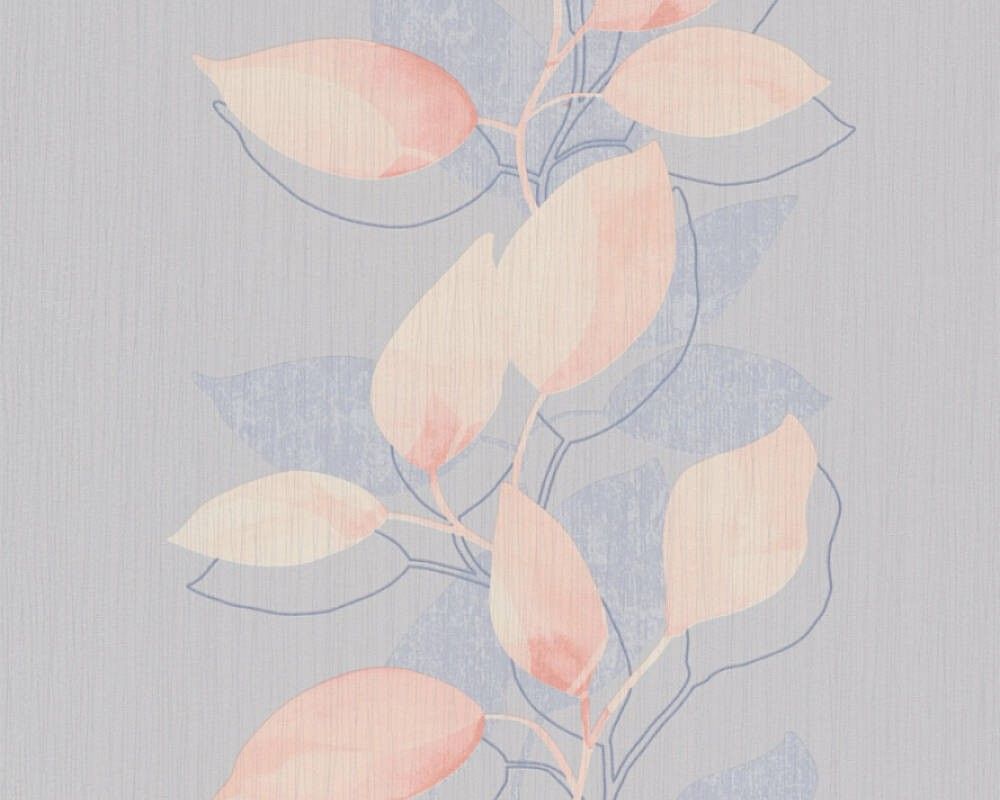 KT3-51873 A.S. Création dizajnová vliesová umývateľná tapeta na stenu s moderným kvetinovým motívom Attraction 2023, veľkosť 10,05 m x 53 cm