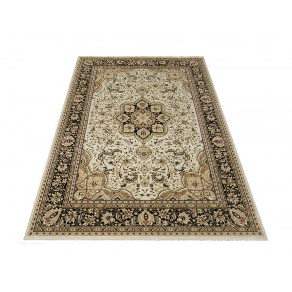 DomTextilu Krémový vintage koberec do spálne 17607-157606