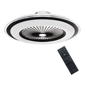 Brilagi - LED Stmievateľné svietidlo s ventilátorom RONDA LED/48W/230V čierna + DO