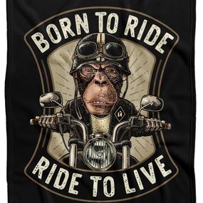 Deka Born to ride (Podšitie baránkom: NE)