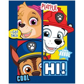 BrandMac · Fleecová deka Tlapková patrola - Paw Patrol - motív Playfull - 100 x 140 cm