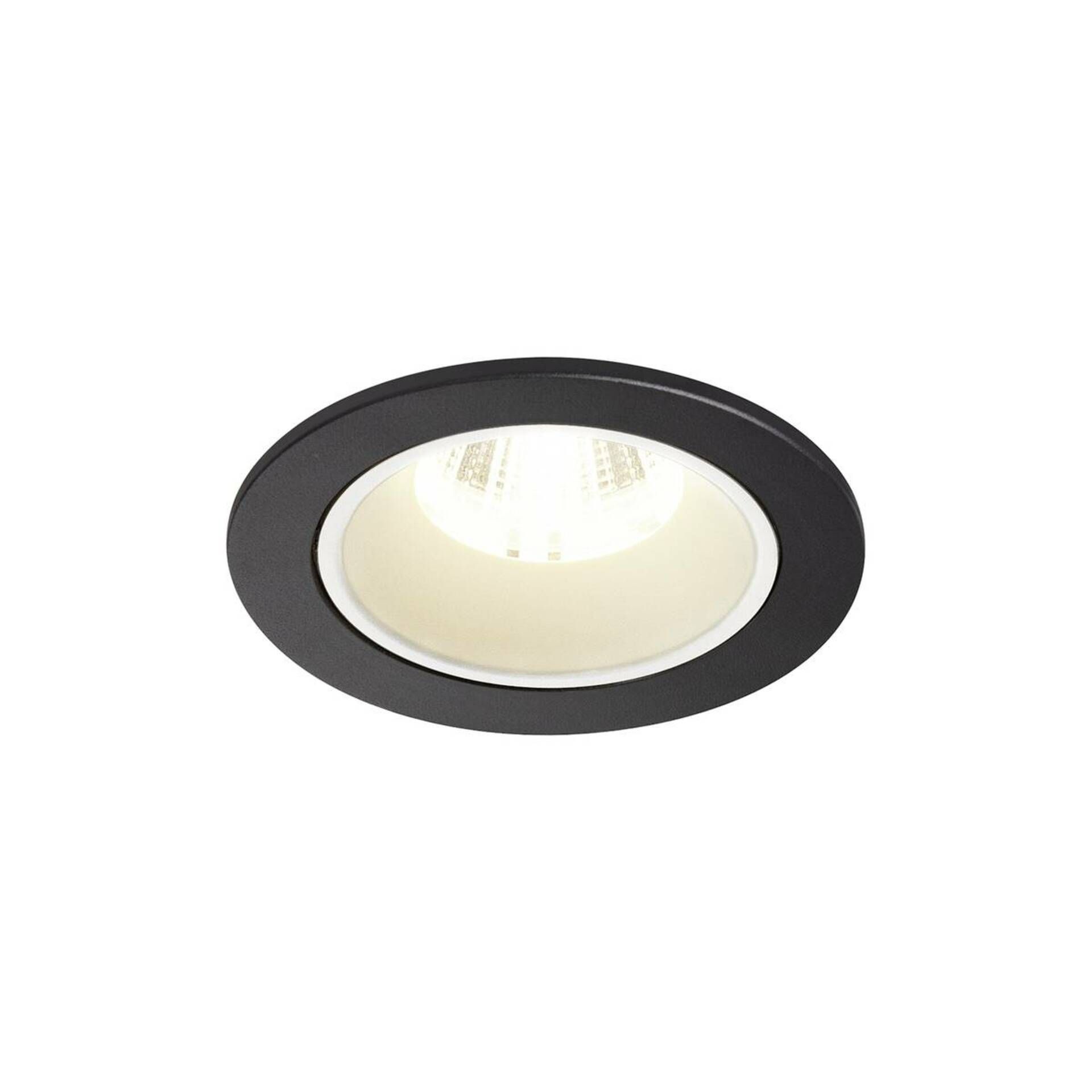 SLV BIG WHITE NUMINOS DL S vnitřní LED zápustné stropní svítidlo černá/bílá 4000 K 20° včetně listových pružin 1003818