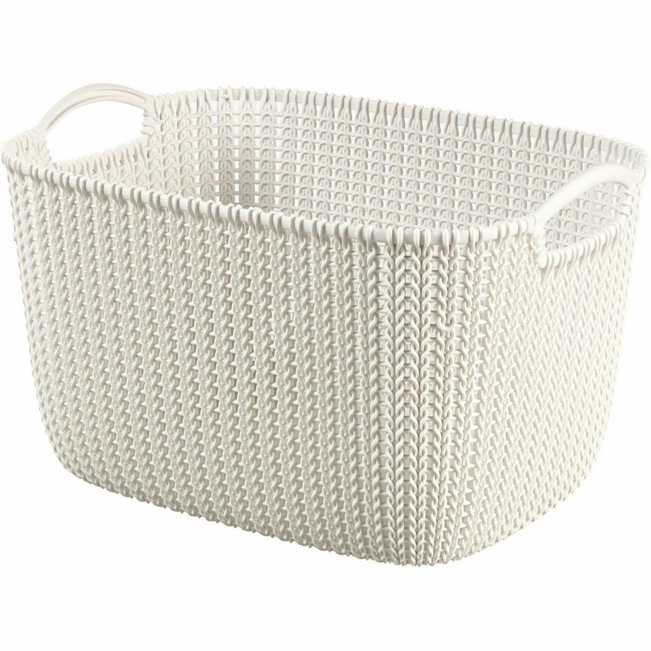 Curver Úložný box Knit 19 l, krémová