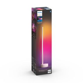 Philips Hue 8718696176238 LED stolové svietidlo Signe 1X11,8W | 2000-6500K | RGB - stmievateľné, Bluetooth, White and Color Ambience, biela