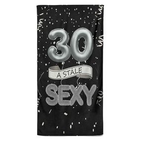 Osuška Stále sexy – čierna (vek: 30)