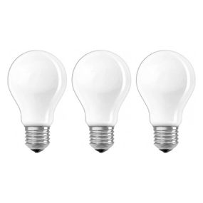 OSRAM LED žiarovka E27 7W 806 lm sada 3 ks, E27, 7W, Energialuokka: E, P: 10.5 cm