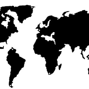 Mapa sveta na stenu 100 cm