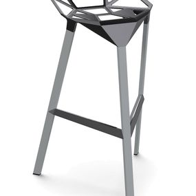 MAGIS - Barová stolička STOOL_ONE vysoká - sivá