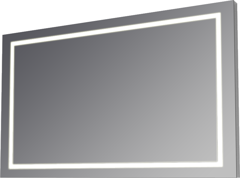 Zrkadlo ELEMENT 12 1000x700x40 LED  - Drevodekor