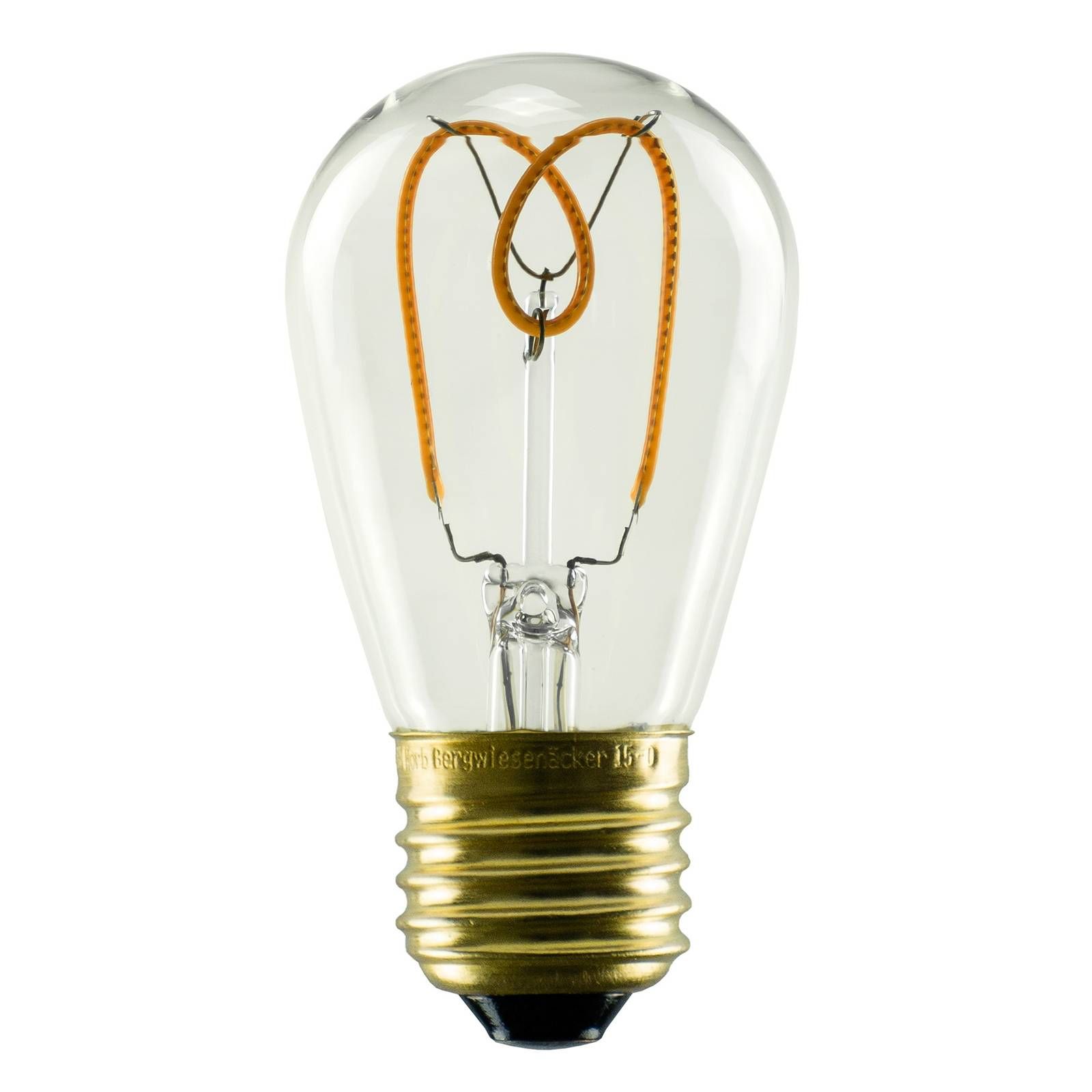 Segula SEGULA rustikálna LED Mini E27 3, 2 W 2 200 K číra, sklo, E27, 3.2W, Energialuokka: G, P: 9 cm