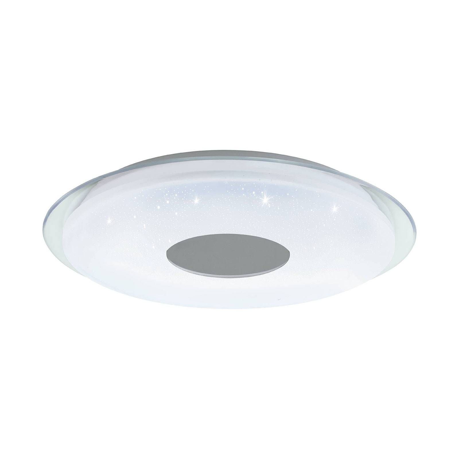 EGLO connect Lanciano-C stropné LED svietidlo Ø 56, Chodba, oceľ, plast, 38W, K: 8cm