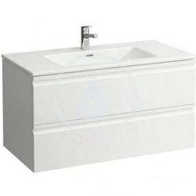 Laufen Pro S - Skrinka s umývadlom, 1000 mm x 500 mm, farba biela lesk H8619654751041