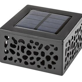 RABALUX 7032 Medulin solárna stolná lampička LED 85x85mm 0,5W/8lm 3000K IP44 čierna